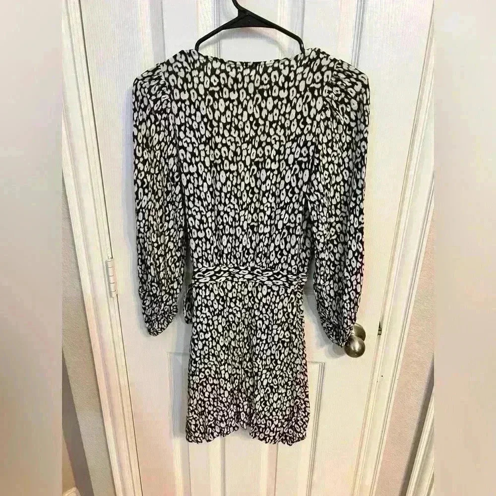IRO Boina Printed Wrap Dress Size 32 - Picture 3 of 7